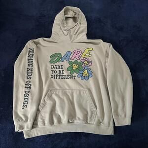 D.A.R.E. Hoodie - Dare to Be Different XL Streetwear 00s Skate wear‎ Trendy